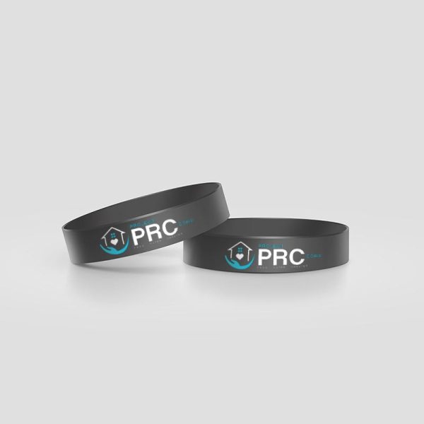 Support Project PRC Black Wristband Helping End Homelessness In America